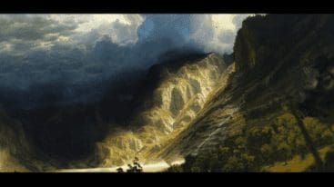 View 2.5D Artwork | Storm in the Rockies by Bierstadt